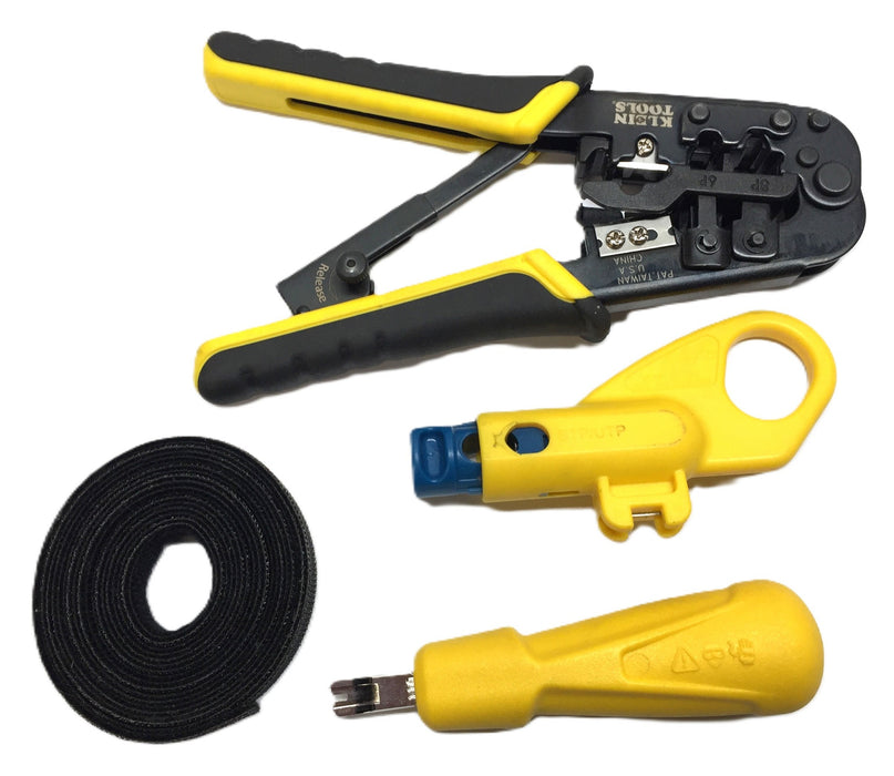Klein Tools RJ45 Crimper/Stripper Kit with Bag VDV226-011 (VDV110-261) USED