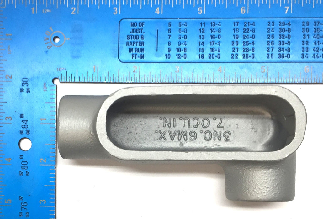 Appleton Electric 3/4" Aluminum FM7 Conduit Body LL27SA [Lot of 5] NOS