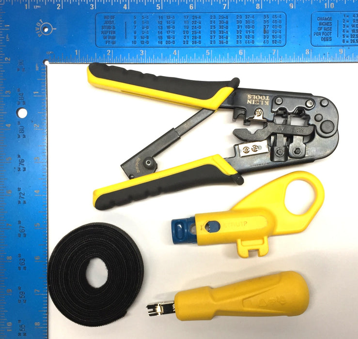 Klein Tools RJ45 Crimper/Stripper Kit with Bag VDV226-011 (VDV110-261) USED