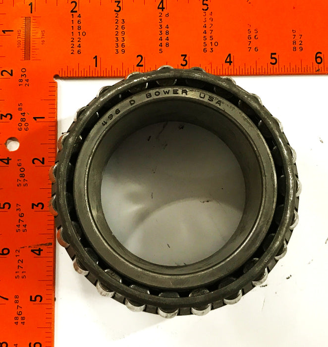 Bower Double Row Tapered Roller Bearing Cone Assembly 496D NOS