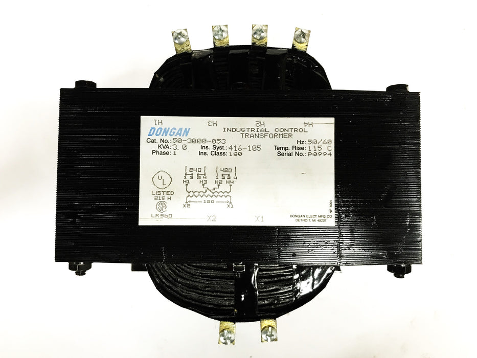Dongan Industrial Control Transformer 50-3000-053 NOS