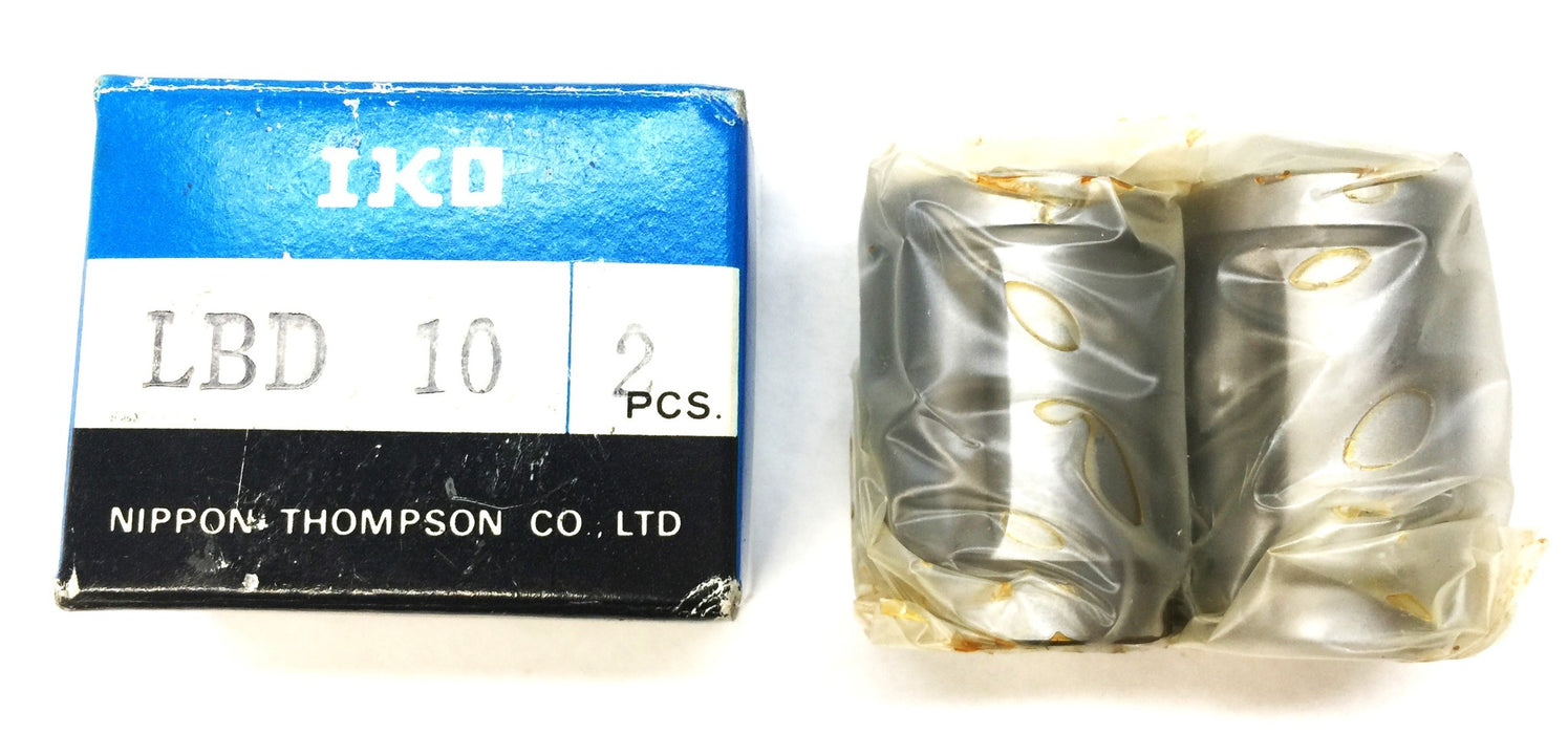 IKO Linear Roller Bearing Pack (2pcs) LBD10 NOS