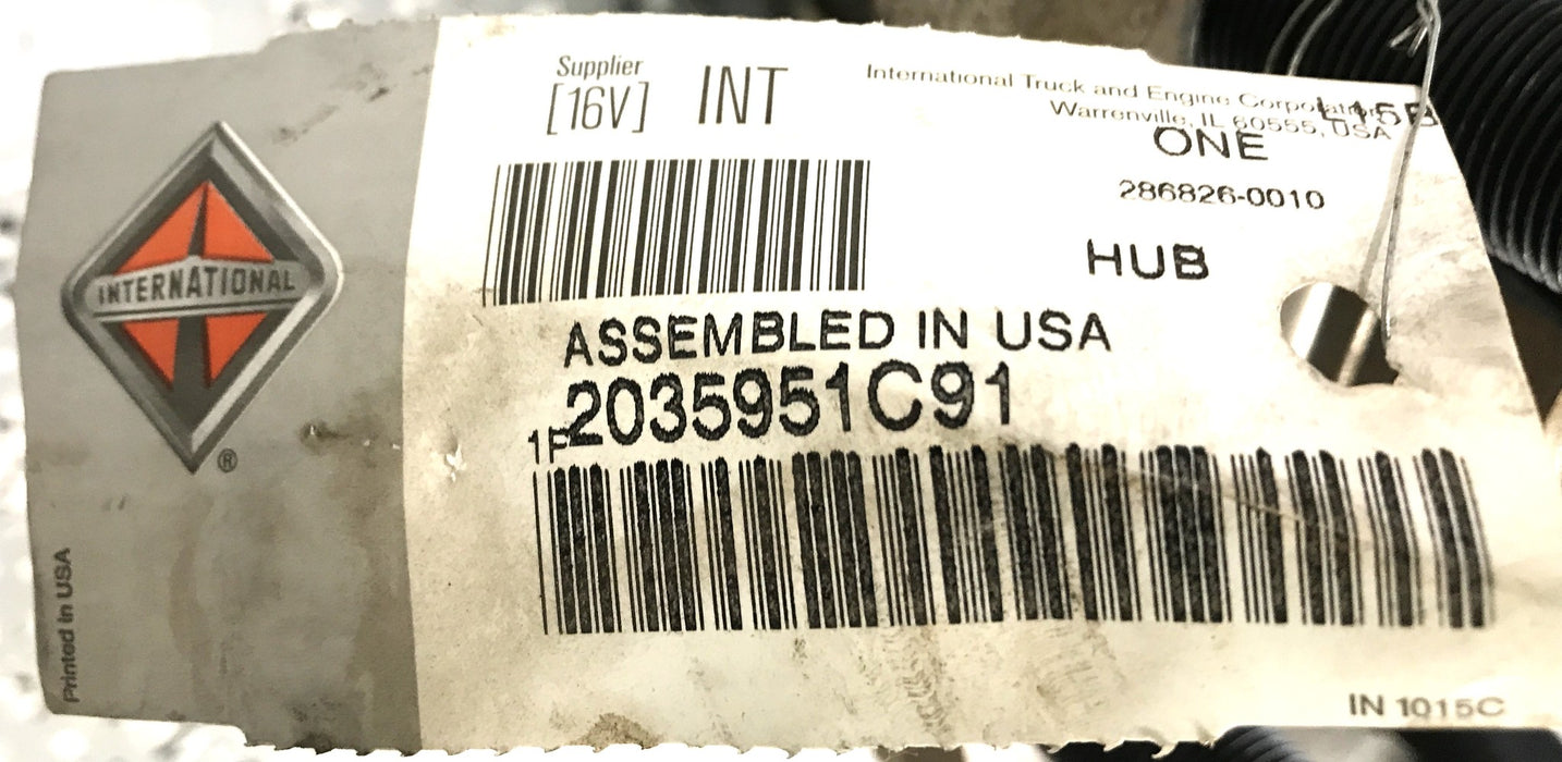 International Wheel Hub Assembly With Inside Bearing 2035951C91 USED
