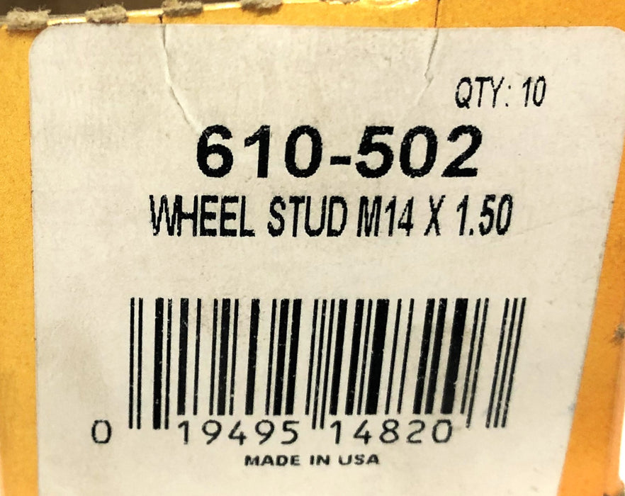 Dorman M14x1.50 Wheel Lug Stud 610-502 [Lot of 9] NOS