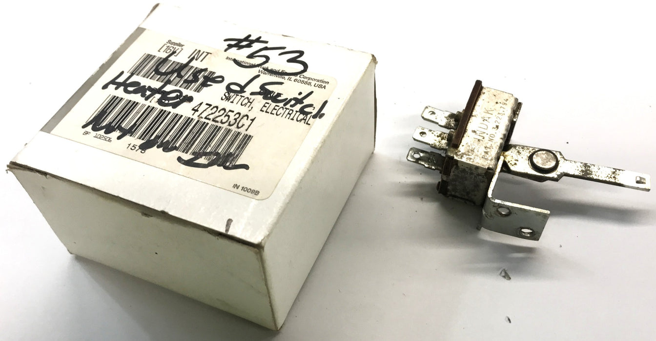 International Switch Single Gang Heater 472253C1 USED