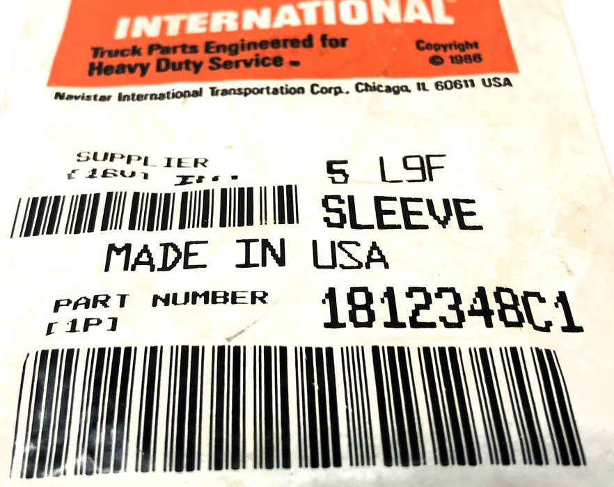 International Sleeve 1812348C1 [Lot of 5] NOS