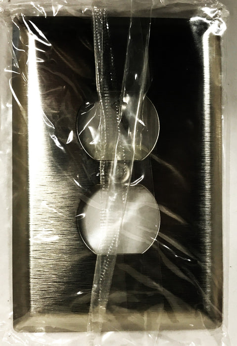 Pass & Seymour Stainless Steel 1-Gang 2-Hole Wall Plate SS08 [Lot of 6] NOS