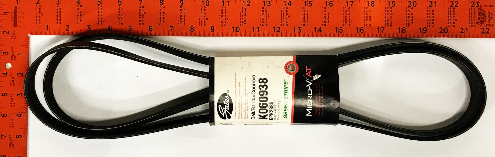 Gates Serpentine Micro-V Belt K060938 NOS