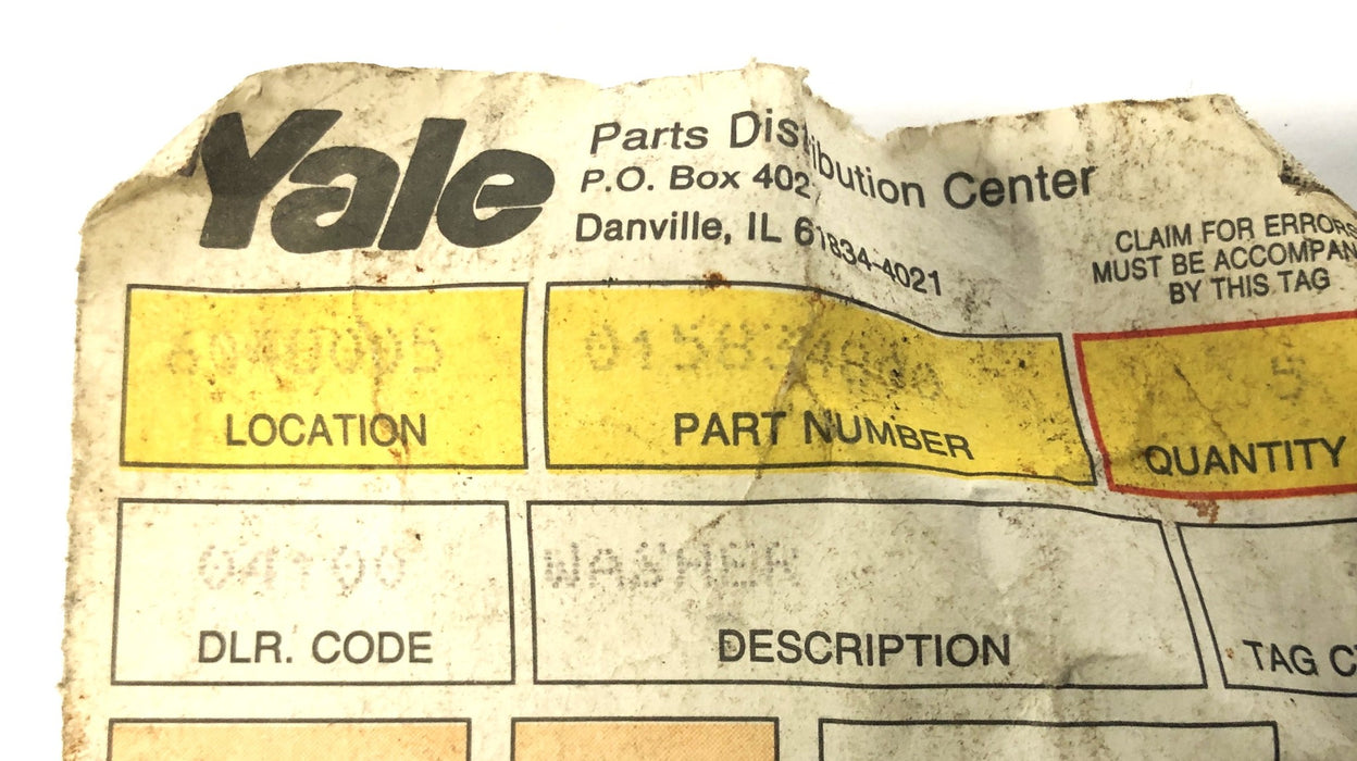 Yale Washer 015834800 [Lot of 2] NOS