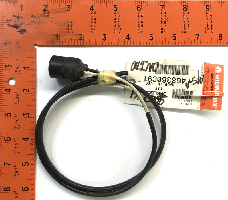 International Back Up Alarm Beeper Control Wiring Harness W/O End 468360C91 USED