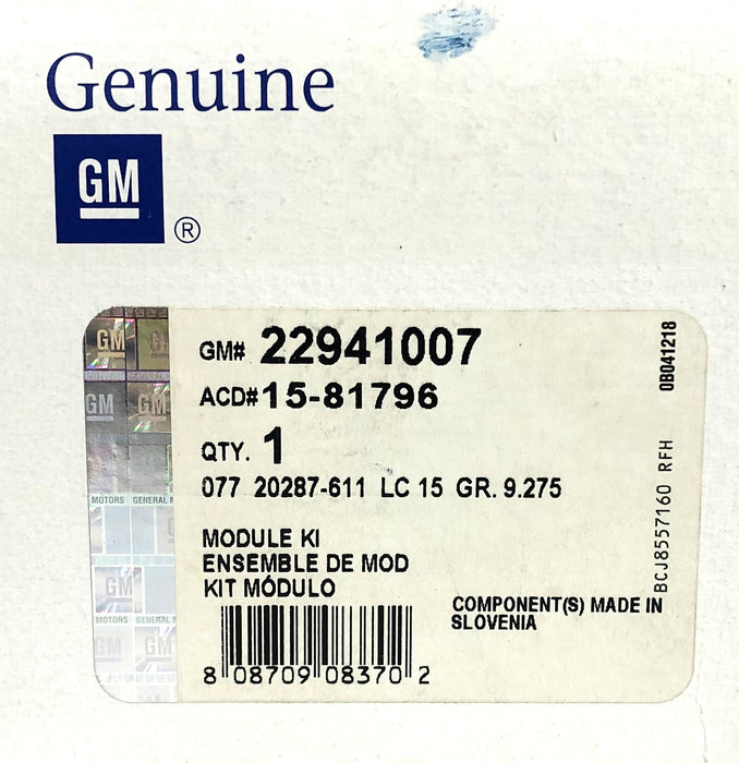 GM OEM HVAC Blower Motor Resistor Module 22941007 NOS