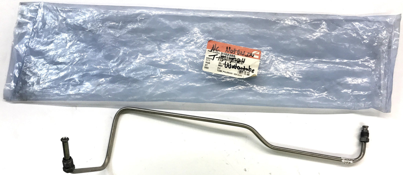 Cummins EGR Pressure Tube 3102386 NOS
