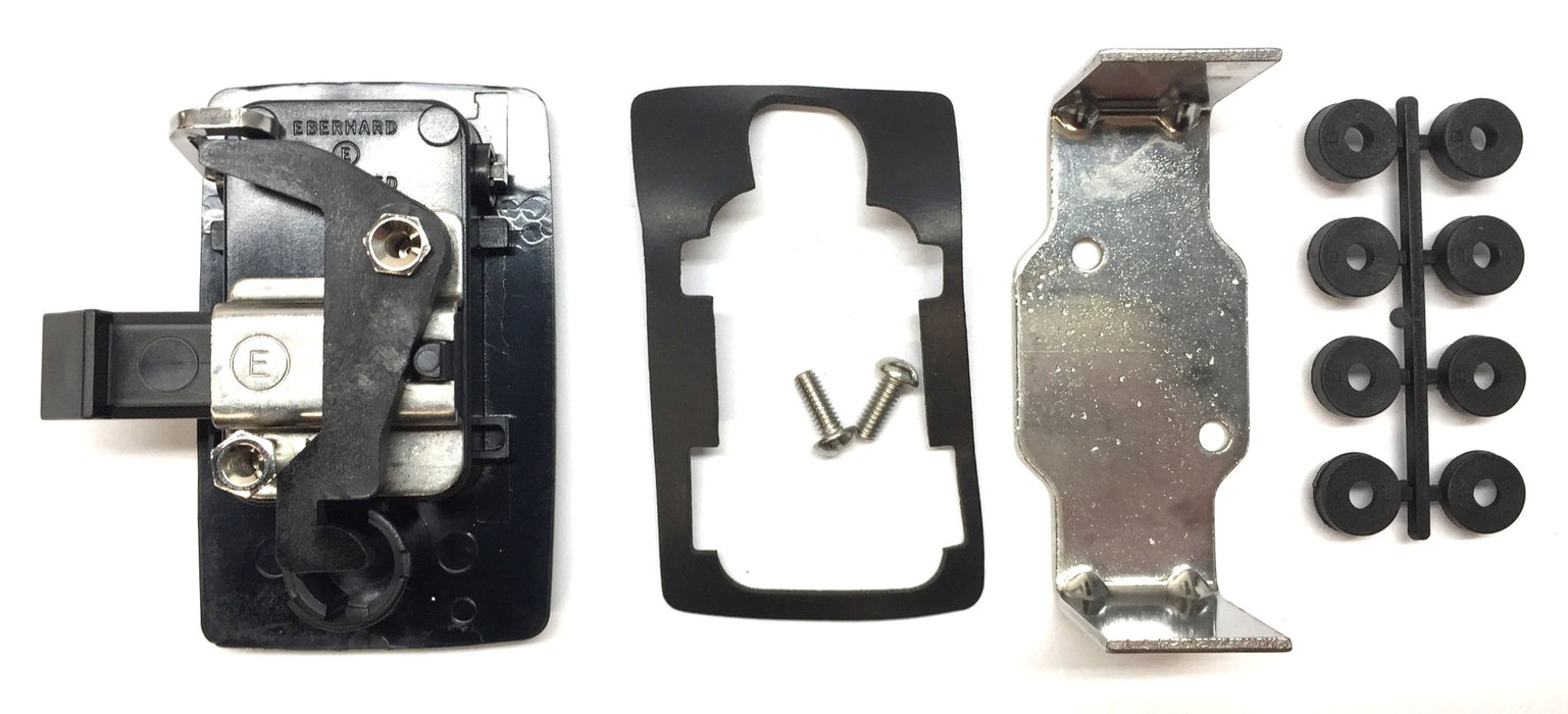 Eberhard Eclipse Black Plastic Handle Latch Assembly 102849 [Lot of 2] NOS