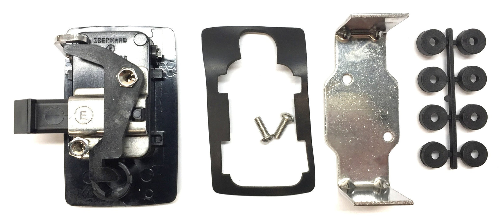 Eberhard Eclipse Black Plastic Handle Latch Assembly 102849 [Lot of 3] NOS