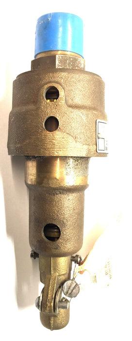 Kunkle Valve Div. 1" Bronze 90-PSIG Pressure Relief Valve 6186FE01-KM NOS