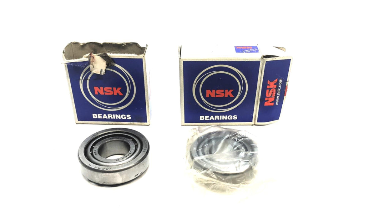 NSK Tapered Roller Bearing Cup & Cone 30204J [Lot of 2] NOS