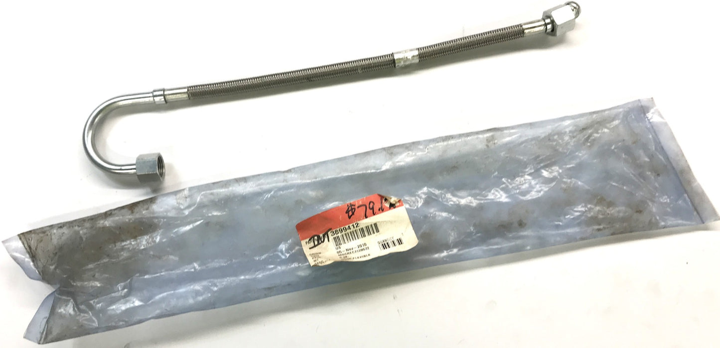 Cummins Oil Feed Turbo Flexible Hose 3899412 NOS