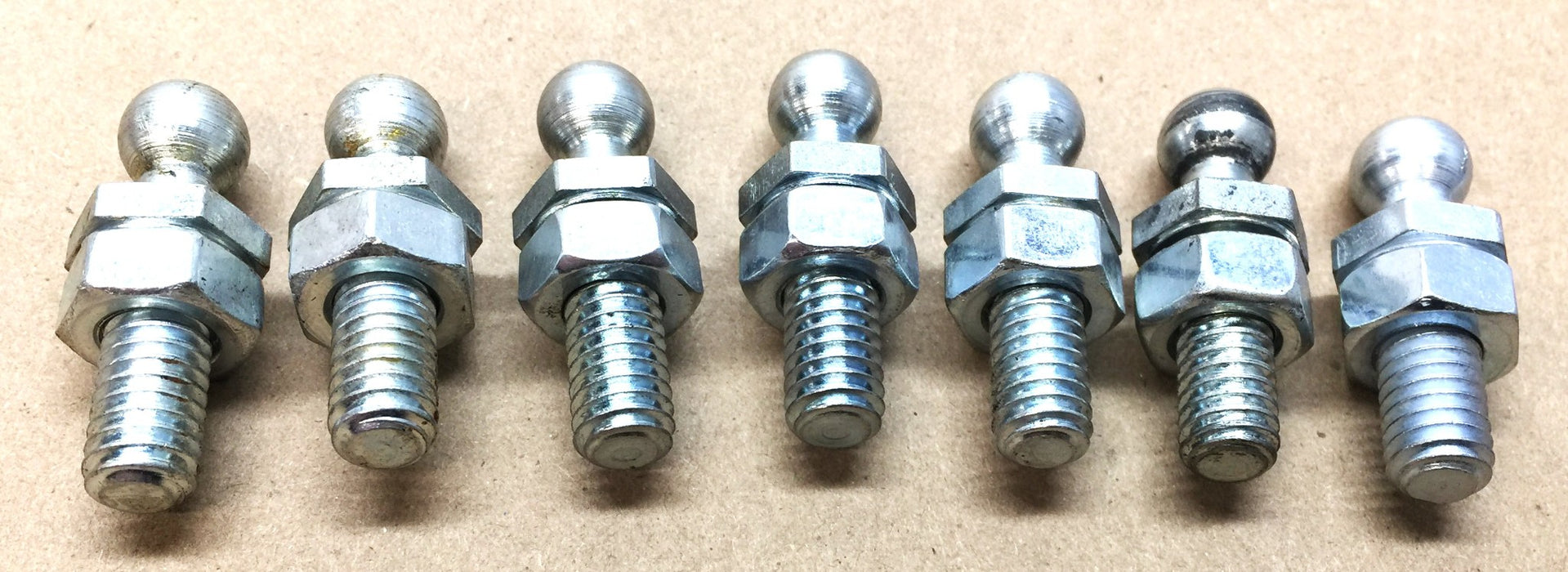 Unbranded Steel 5/16"-18 Threaded Ball Stud [Lot of 7] NOS