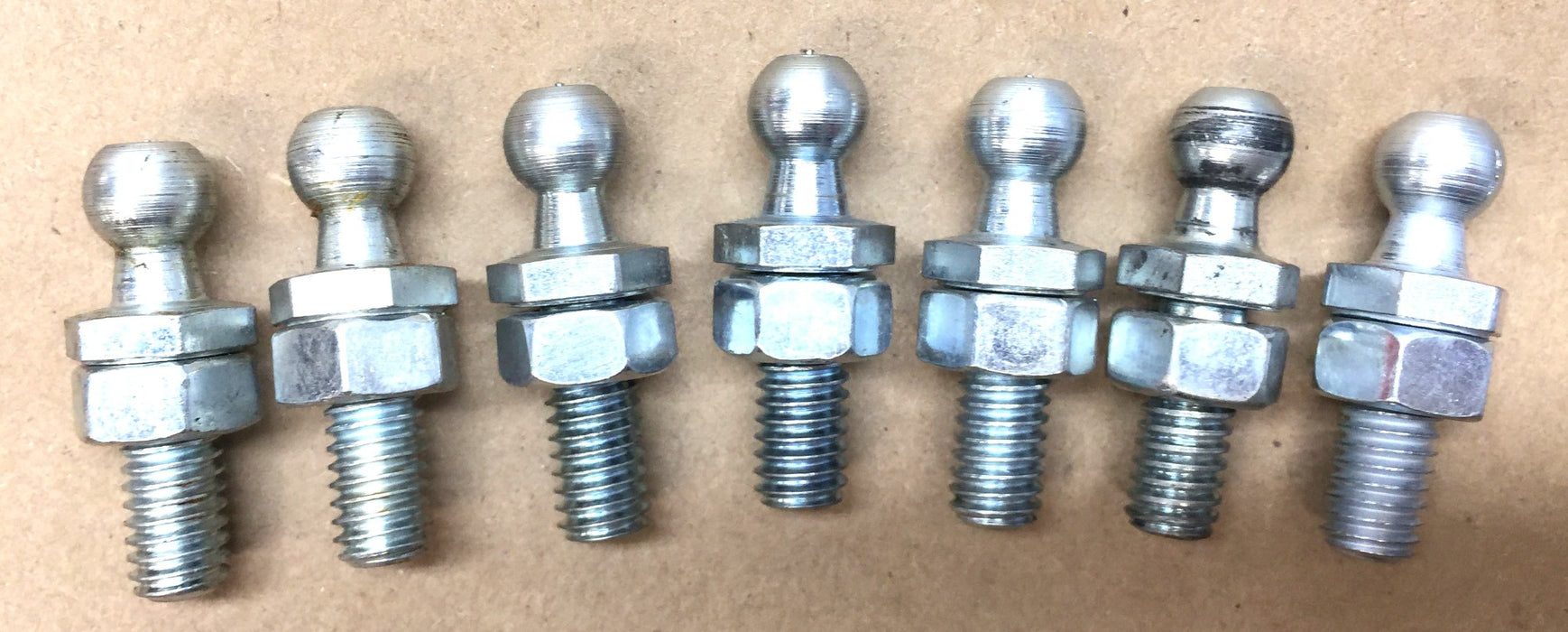 Unbranded Steel 5/16"-18 Threaded Ball Stud [Lot of 7] NOS