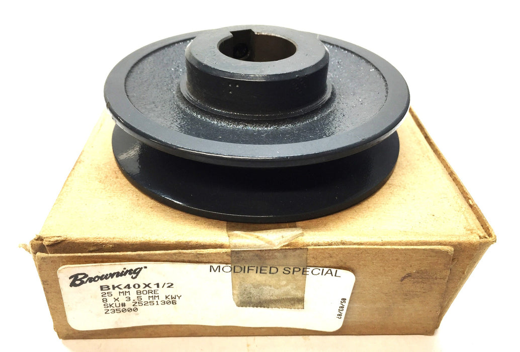 Browning Sheave Pulley Belt-Driven Wheel BK40X1/2 NOS