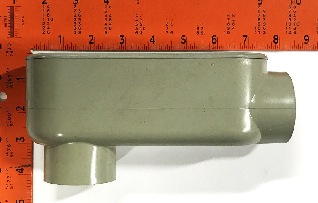Kraloy PVC 1-1/2 inch Conduit Body with Cover [Lot of 3] NOS