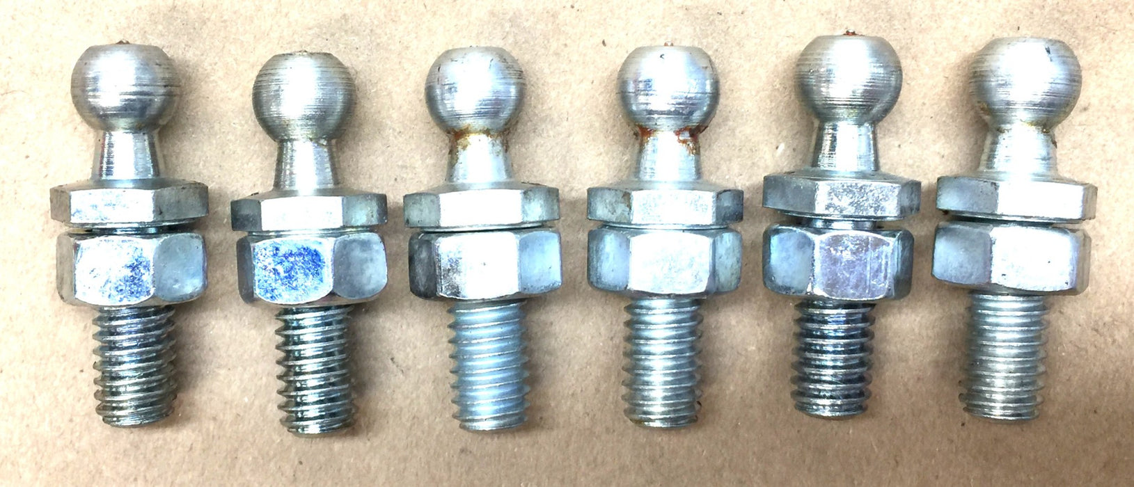 Unbranded Steel 5/16"-18 Threaded Ball Stud [Lot of 6] NOS