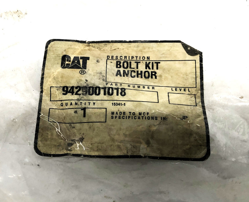 CAT/Caterpillar Anchor Bolt Kit 9429001018 NOS