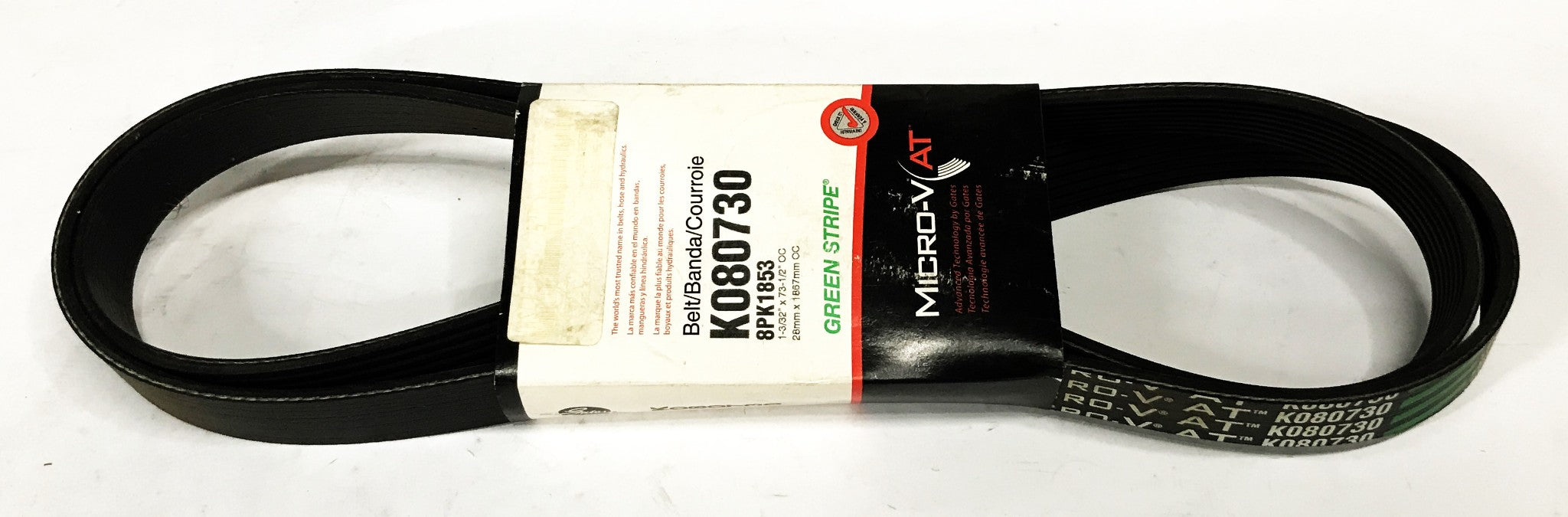 Gates Serpentine Micro-V Belt K080730 NOS