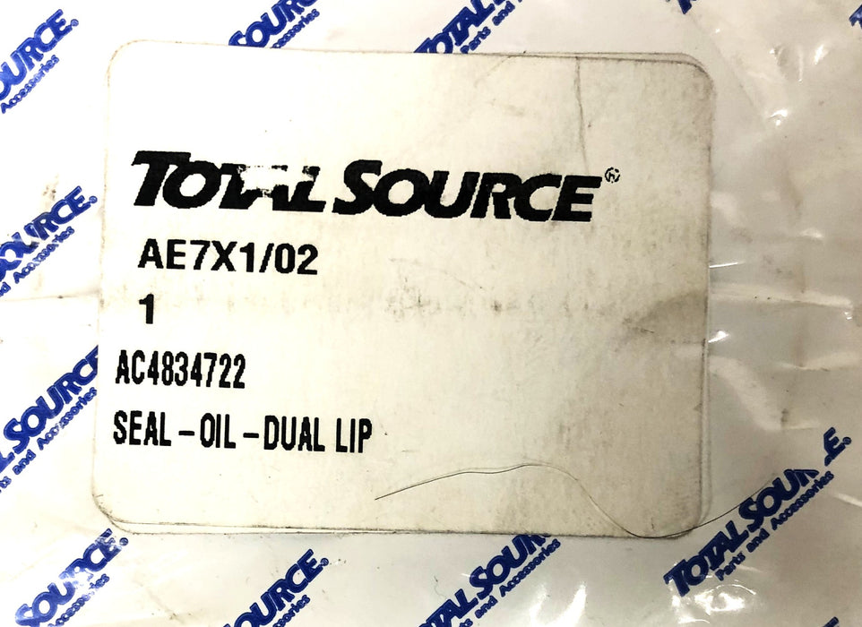 Total Source Dual Lip Oil Seal AC4834722 NOS
