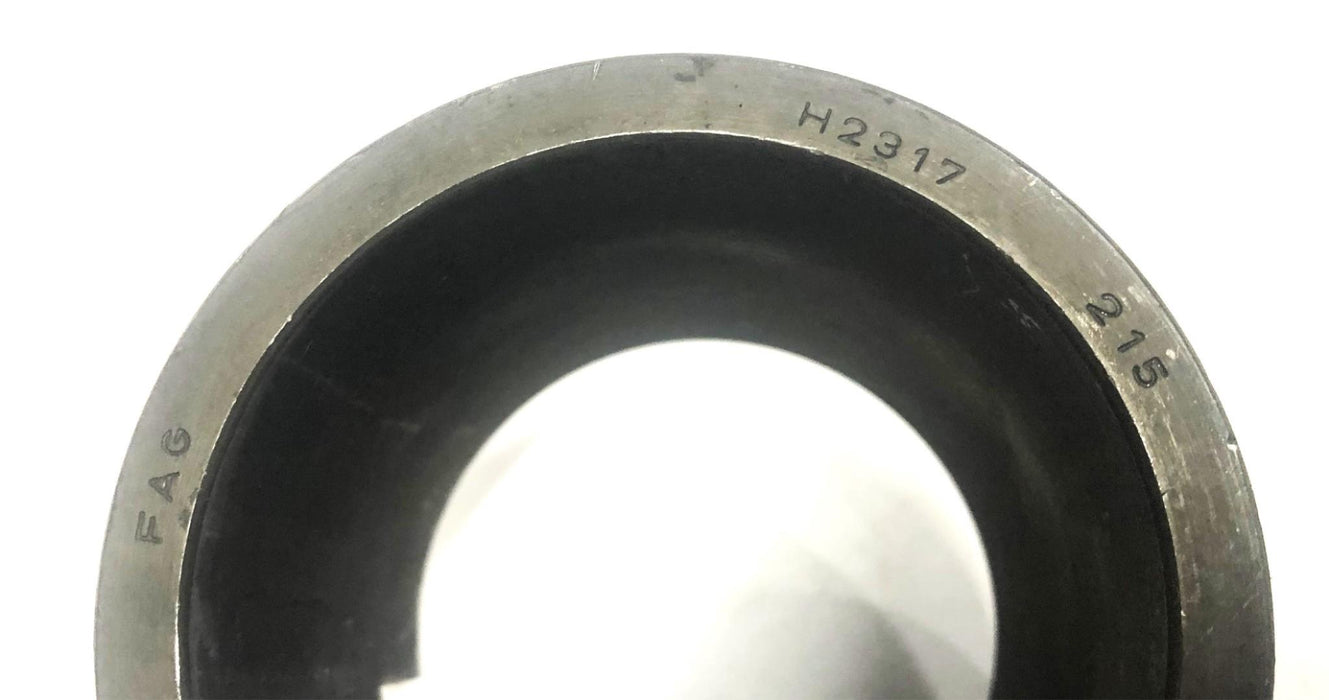 FAG Bearing Adapter Sleeve H-2317 215 NOS