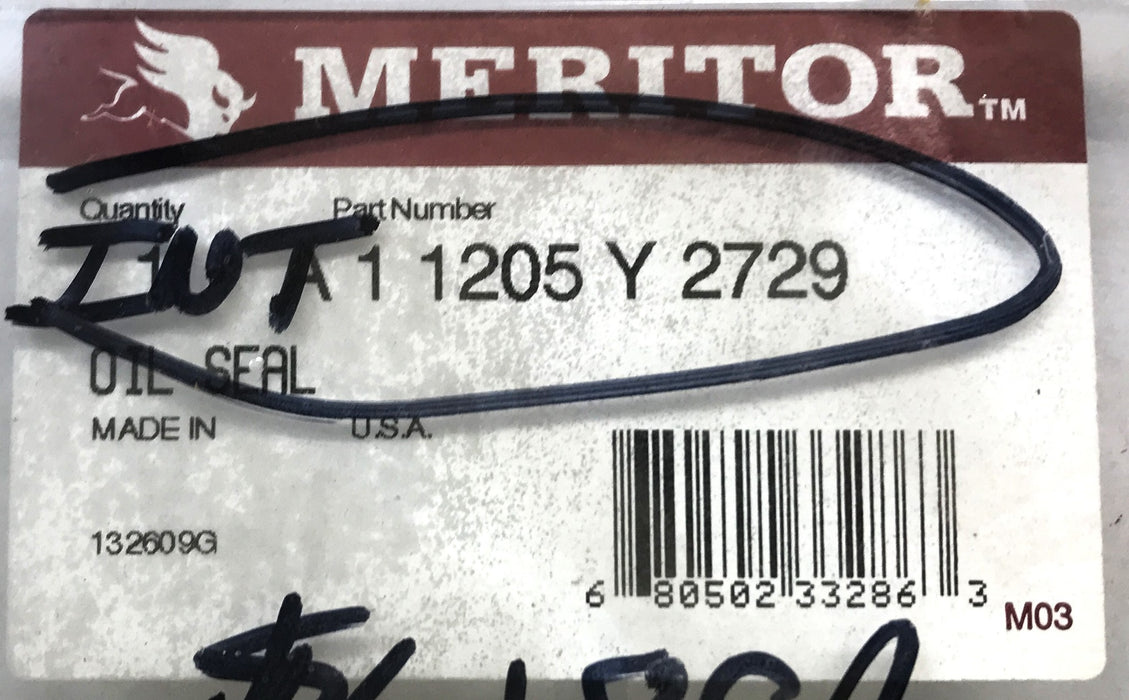 Meritor Drive Axle Wheel Oil Seal A1 1205 Y 2729 NOS