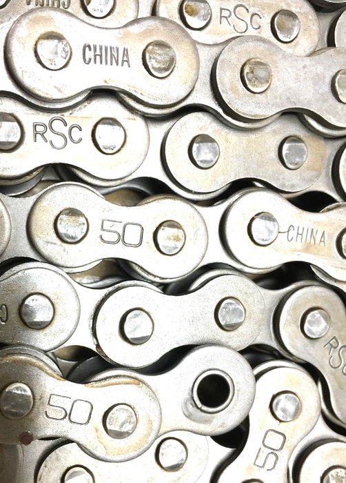 Diamond Chain Co. 10' (3.05M) Sapphire ANSI Standard Chain RSC-50-1-R-3.05M NOS