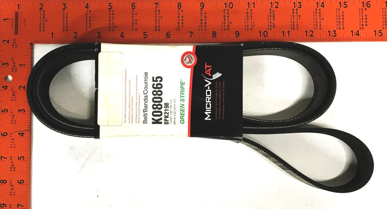 Gates Serpentine Micro-V Belt K080865 NOS