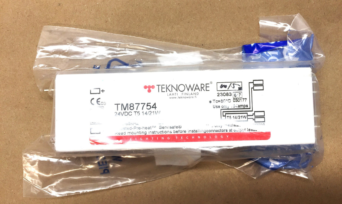 Teknoware 24VDC T5 14/21W Inverter TM87754 NOS