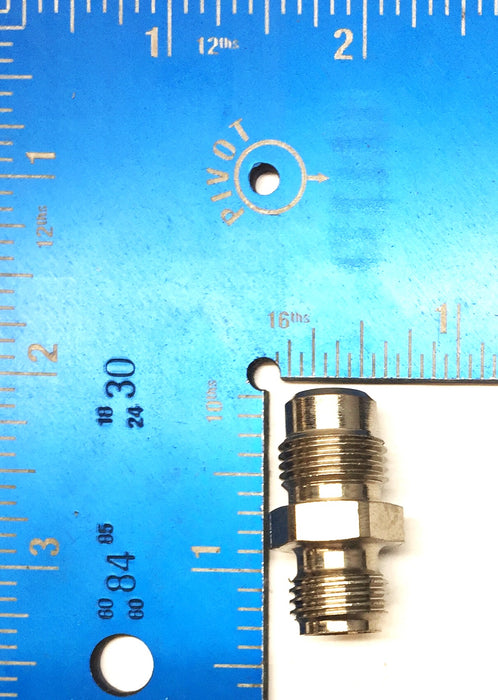 Devilbiss Inlet Nipple 9/16"-20 UNS Thread x 1/4"NPS/BSPP Thread P-MB-51 NOS