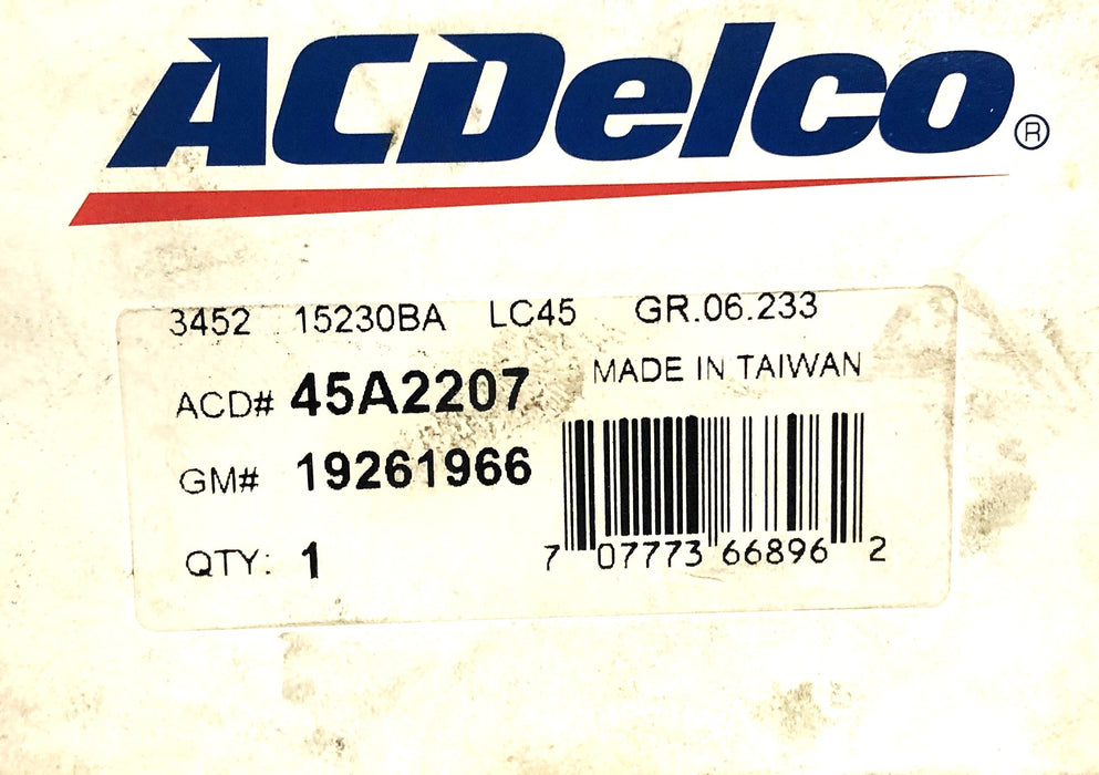 AC Delco Tie Rod End 45A2207 NOS
