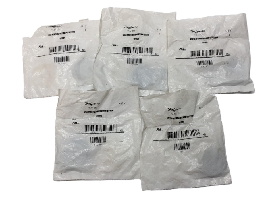 Hoffman Type 4,3R,12,13 Enclosure Hole Seal 59710 (AS075) [Lot of 5] NOS