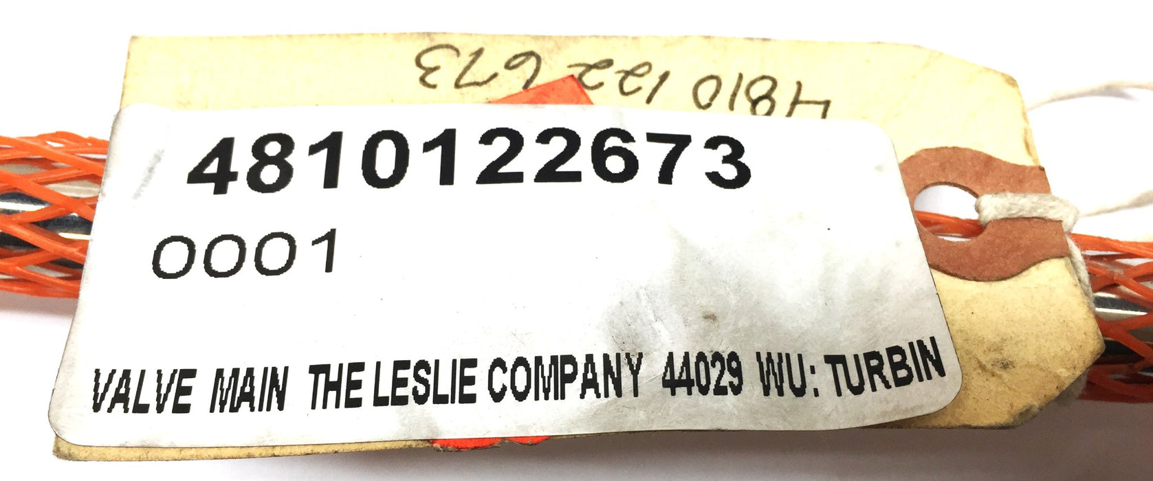 The Leslie Company Turbine Main Valve 4810122673 (44029 WU) NOS