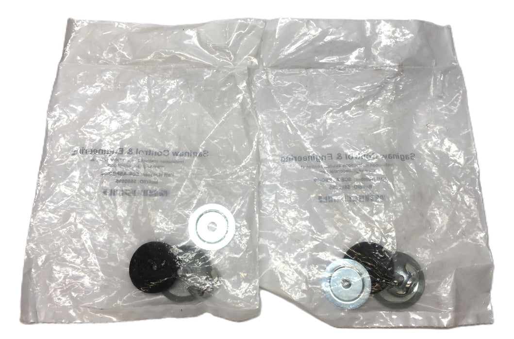 Saginaw Control & Engineering Gray 30mm Hole Plug SCE-ASPBG-09 [Lot of 2] NOS