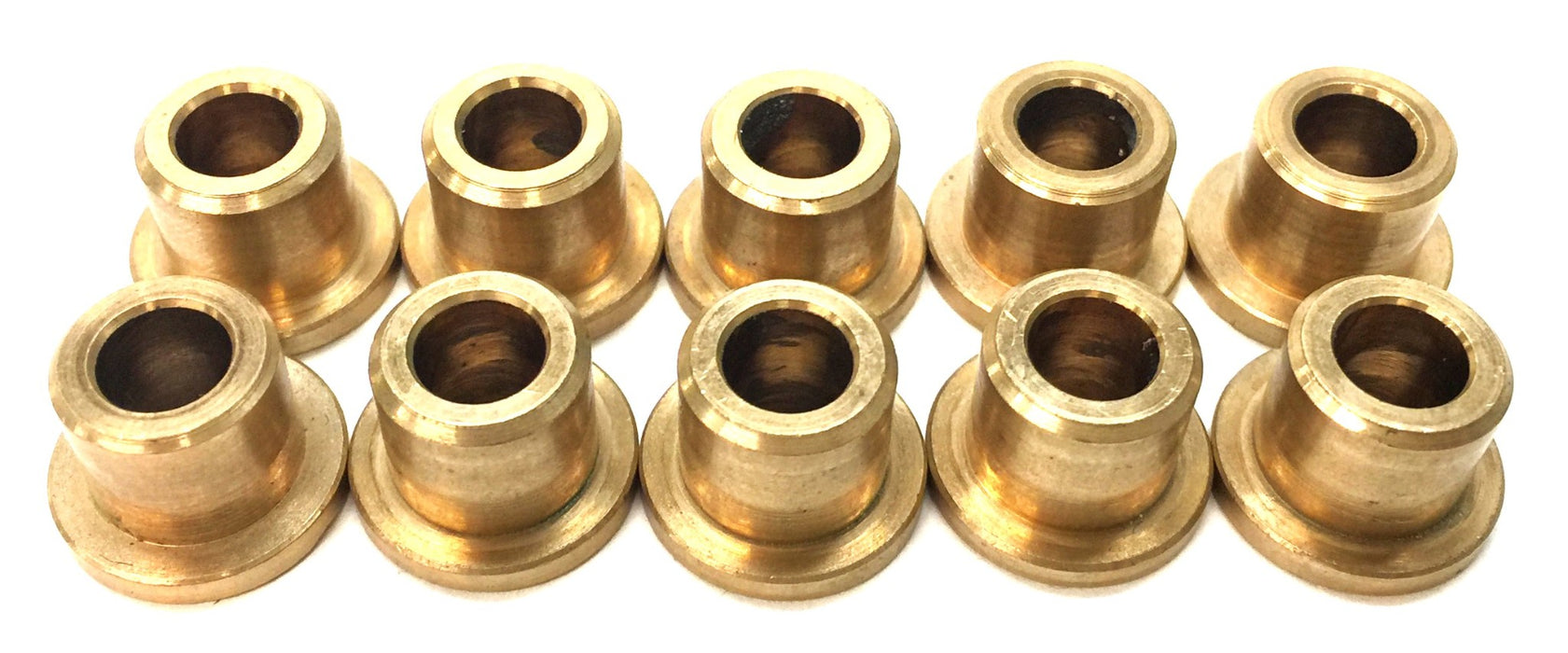 Unbranded Bronze Flanged Bushing 6mmI.D x 10mmO.D CFM006010010 [Lot of 10] NOS