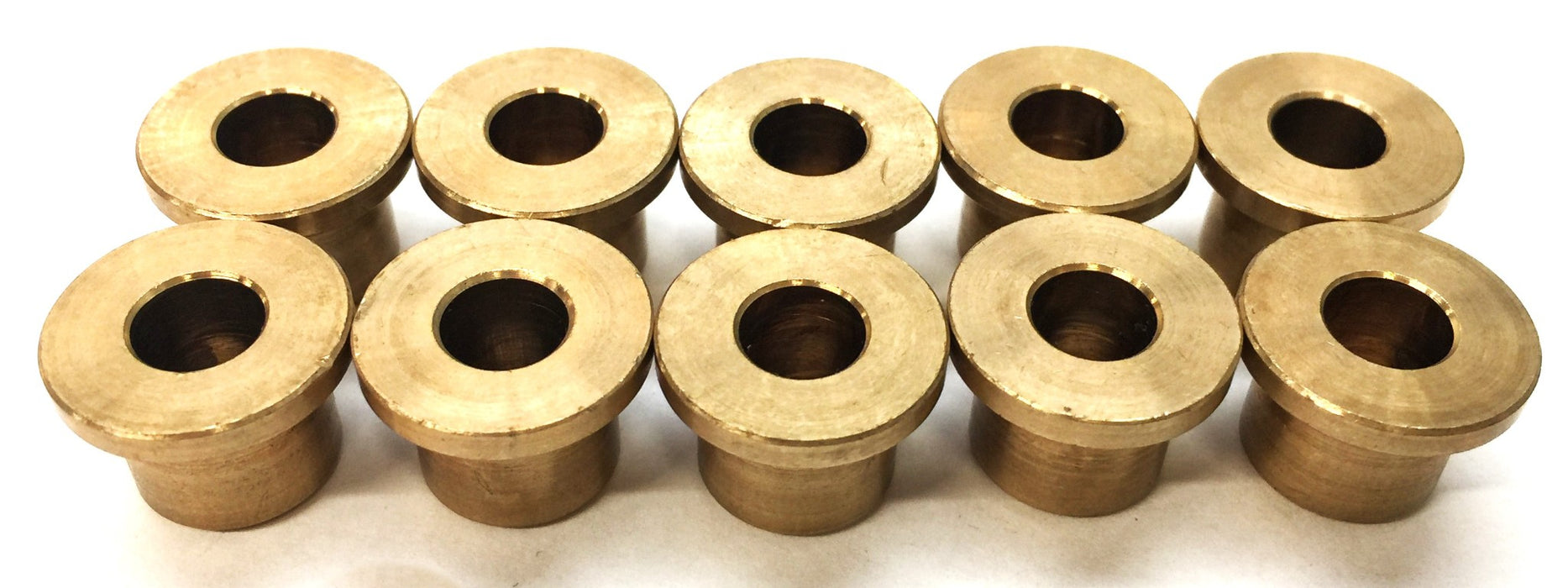 Unbranded Bronze Flanged Bushing 6mmI.D x 10mmO.D CFM006010010 [Lot of 10] NOS