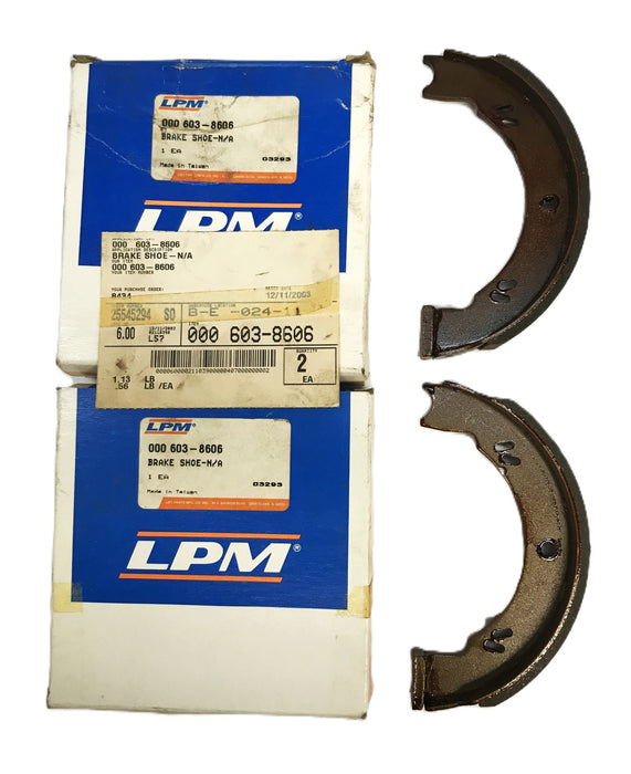 LPM Forklift Brake NA Shoe 603-8606 [Lot of 2] NOS