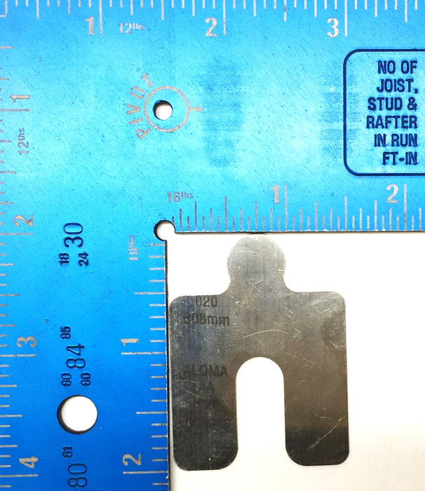 Aloma .020 Size 'AA' Shim Pack (30pcs) NOS