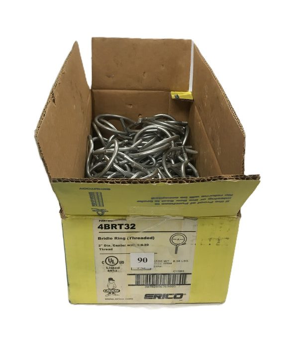 Erico Caddy 2 inch Steel Bridle Ring 4BRT32 [Lot of 90] NOS