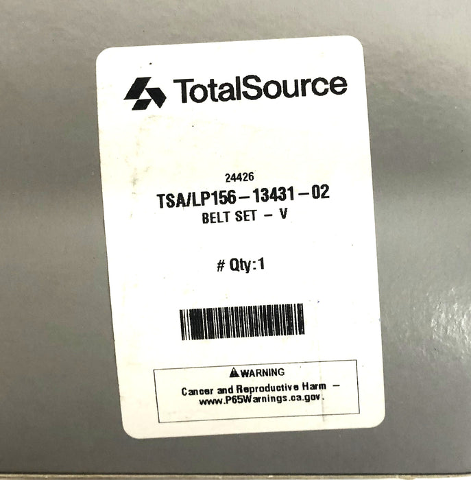 Total Source TSA/LP V-Belt 156-13431-02 [Lot of 3] NOS