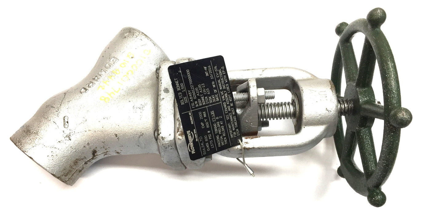 Edward Valve Flowserve Globe Valve A848Y (B16.34LTD) 453179 NOS