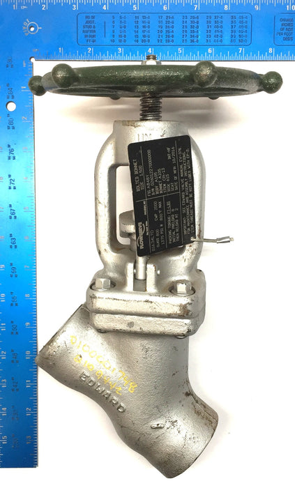 Edward Valve Flowserve Globe Valve A848Y (B16.34LTD) 453179 NOS