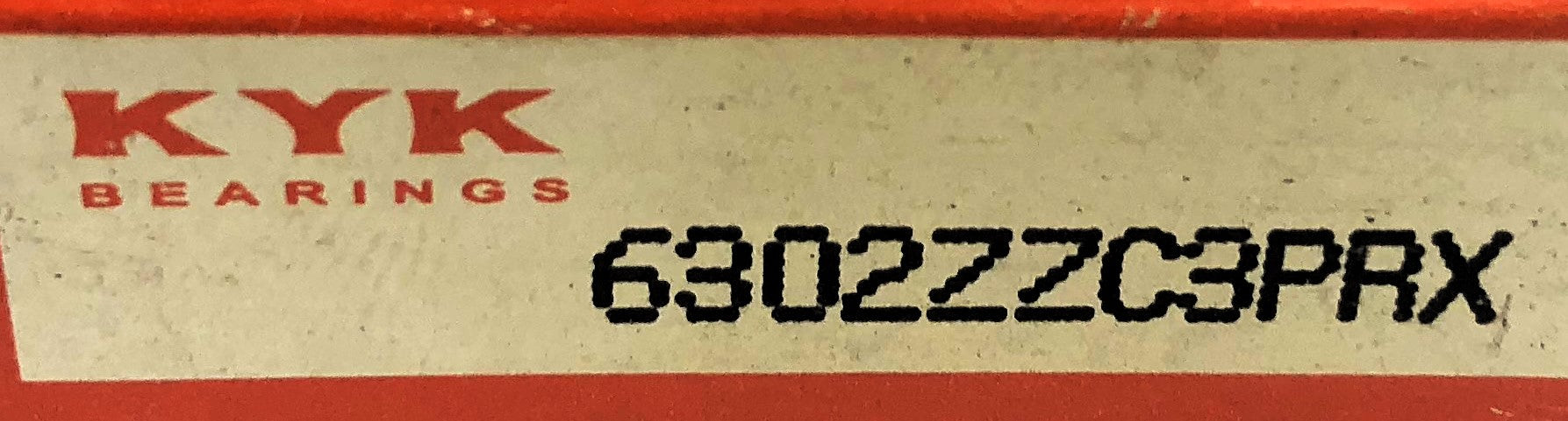 KYK Metal Shielded Ball Bearing 6302ZZC3PRX [Lot of 5] NOS