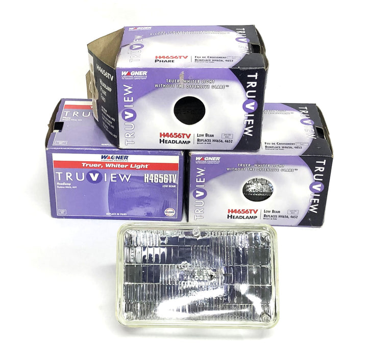 Wagner TruView Low Beam Headlamp H4656TV [Lot of 3] NOS