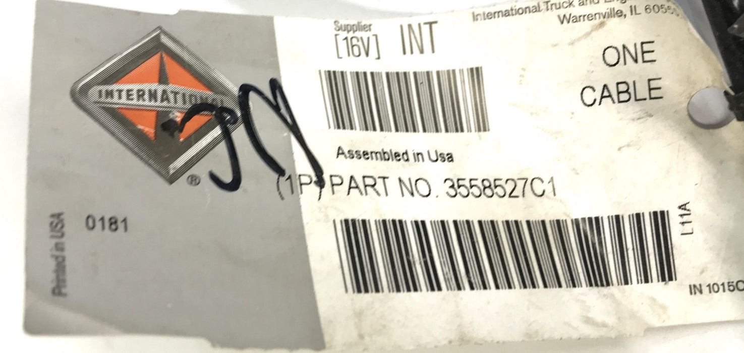 International Hand Brake Air Tank Mounting Cable 3558527C1 NOS